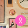 Disco boob wallhanger (+Pink Ribbon donation)