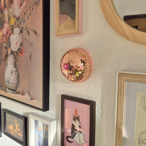 Disco boob wallhanger (+Pink Ribbon donation)