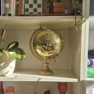 Disco ball globe