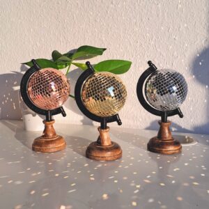 Small disco ball globe