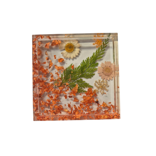 8 Flower coasters square