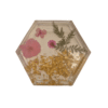 Flower coasters hexagon