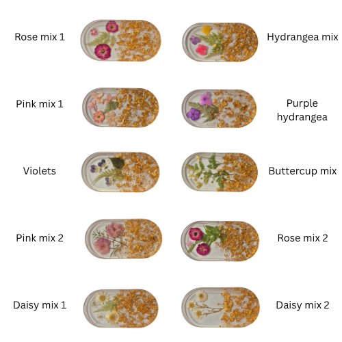 Copy of Untitled Design (2) Flower coasters oval-shaped