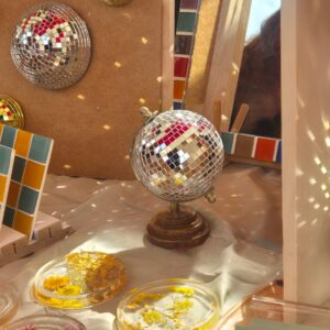 Mini disco ball globe
