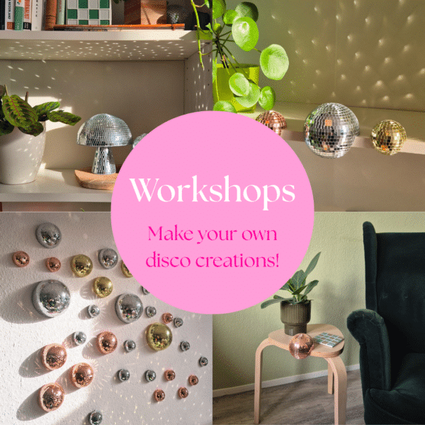 2024 (26) Workshop tickets: maak je eigen disco decoraties!