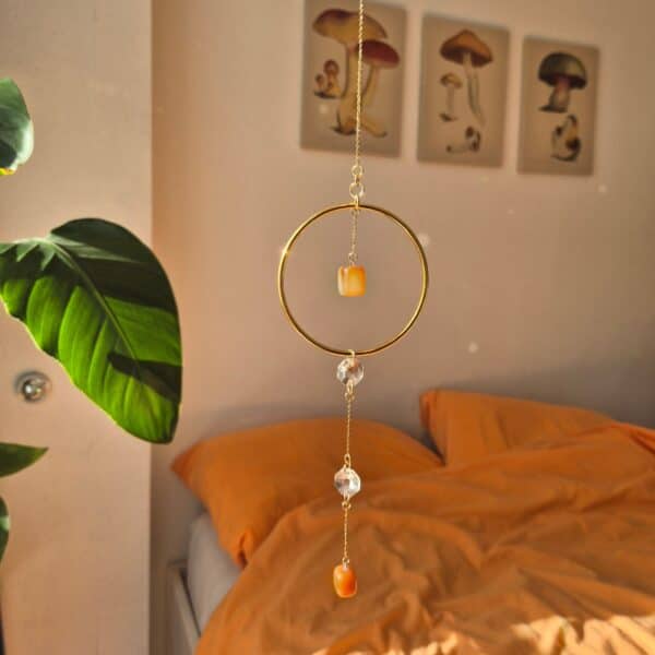 20251104_114441~2-EDIT Suncathcers with reflective glass pendants