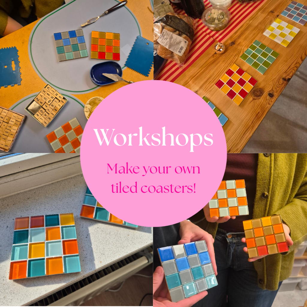 Workshop tickets: maak je eigen tegel onderzetters!