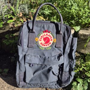 20261014_152955~2 Embroidered grey Fjallraven Mini (pre-owned)
